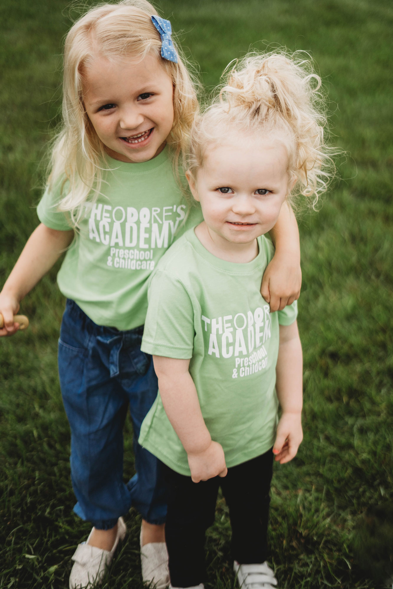 Children learning together at Theodore's Academy