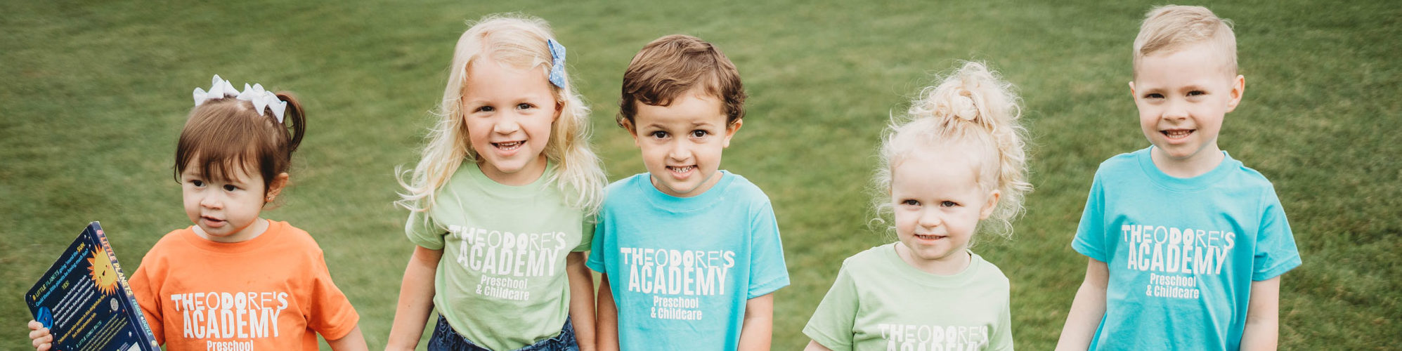Happy children at Theodore's Academy